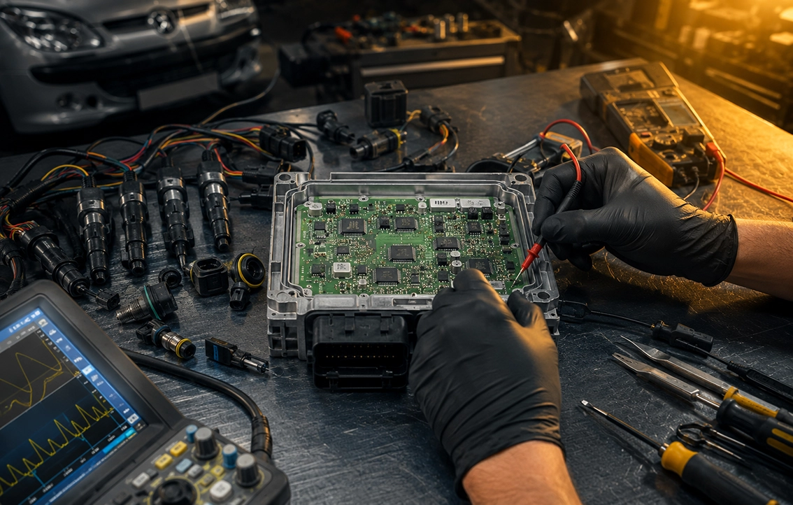 مشکلات رایج ECU Sagem S2000 | عیب‌یابی و تعمیر تخصصی ایسیو ساژم S2000